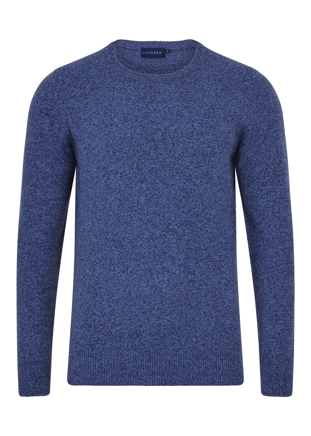 Mens Eco-Cashmere Blend Jumper - Atlantic