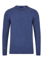 Mens Eco-Cashmere Blend Jumper - Atlantic