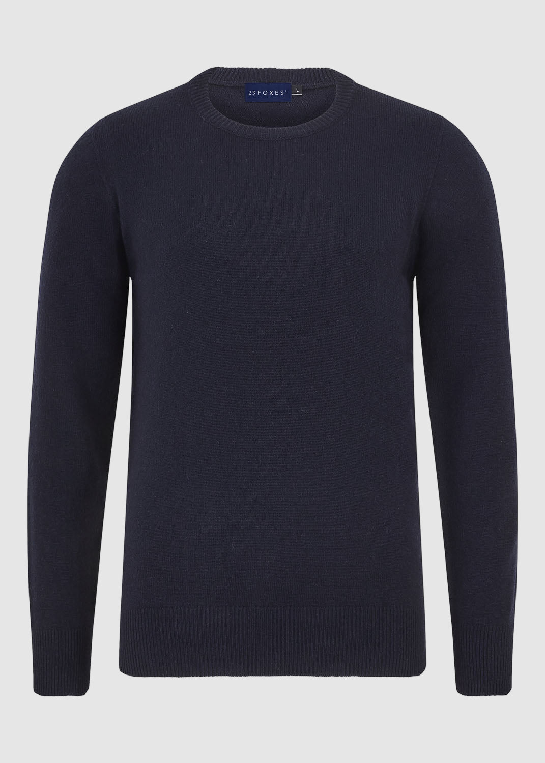 Mens Eco-Cashmere Blend Jumper - Navy