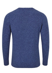 Mens Eco-Cashmere Blend Jumper - Atlantic