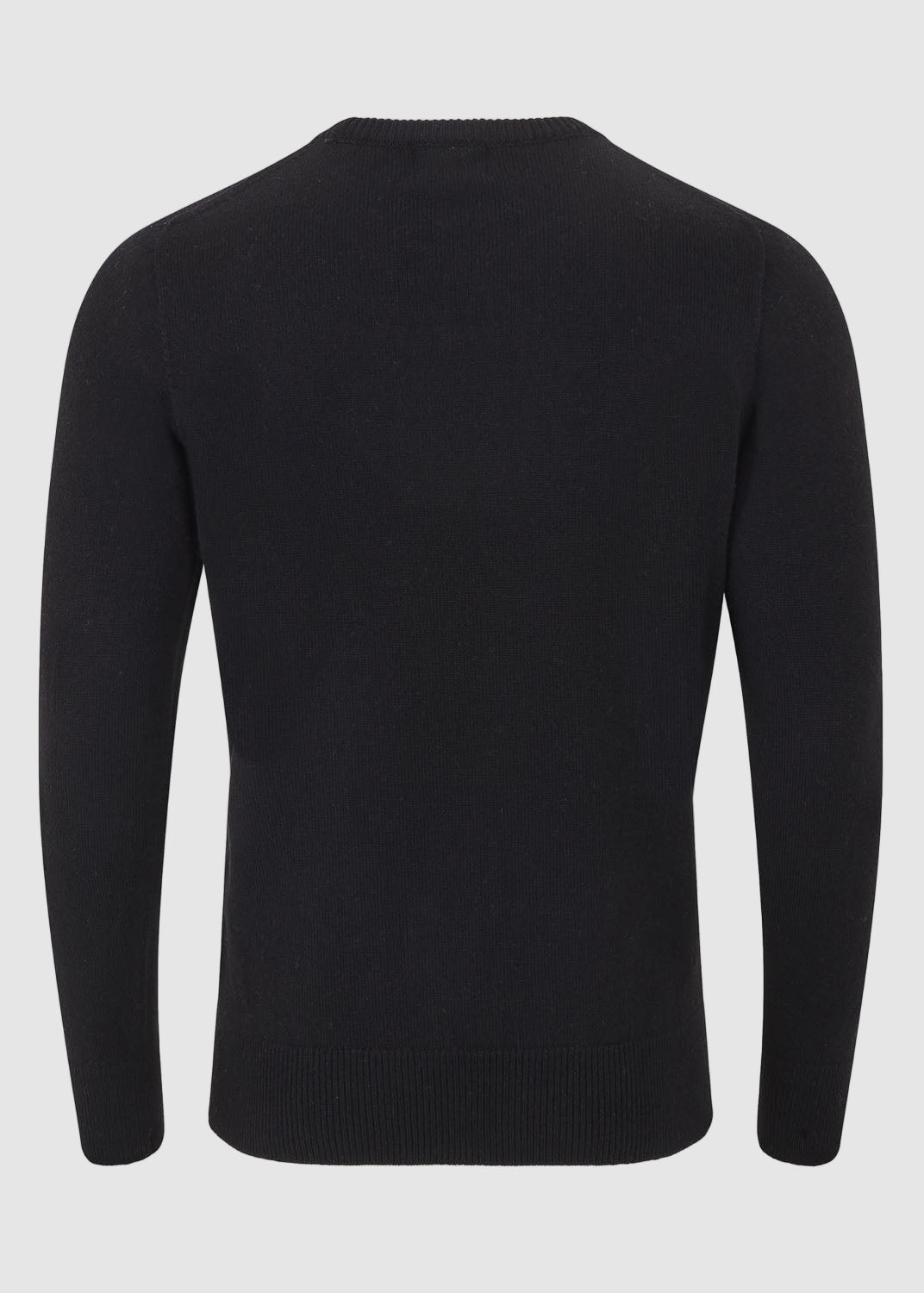 Mens Eco-Cashmere Blend Jumper - Black