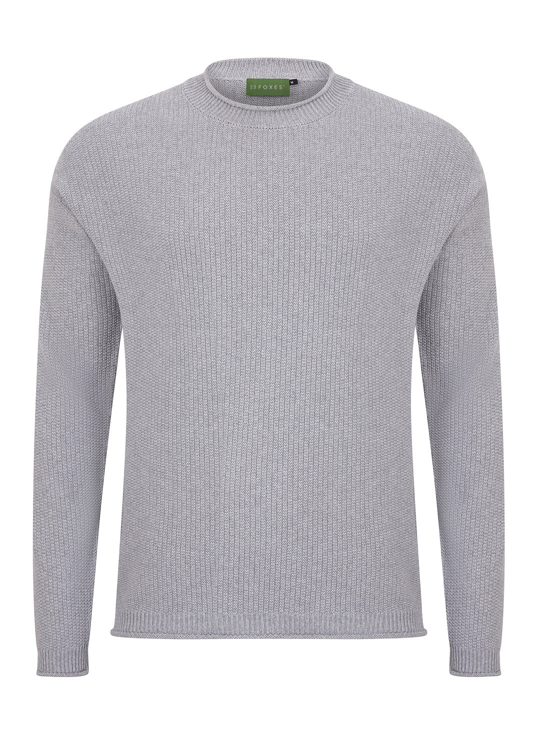 CX-05 - Mens Oversized Recycled Cotton Crew Classic Jumper - Light Grey