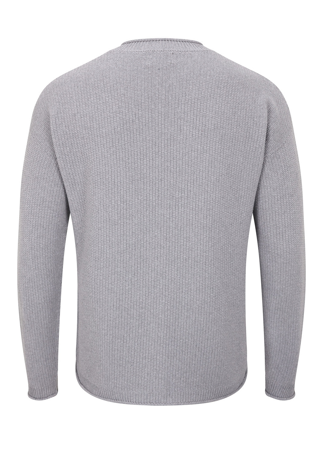 CX-05 - Mens Oversized Recycled Cotton Crew Classic Jumper - Light Grey