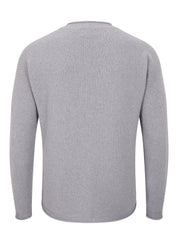 CX-05 - Mens Oversized Recycled Cotton Crew Classic Jumper - Light Grey