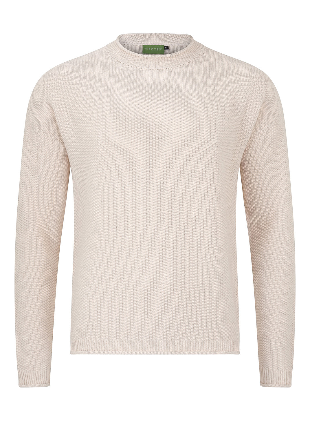 CX-05 - Mens Oversized Recycled Cotton Crew Classic Jumper - Ecru