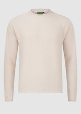 CX-05 - Mens Oversized Recycled Cotton Crew Classic Jumper - Ecru