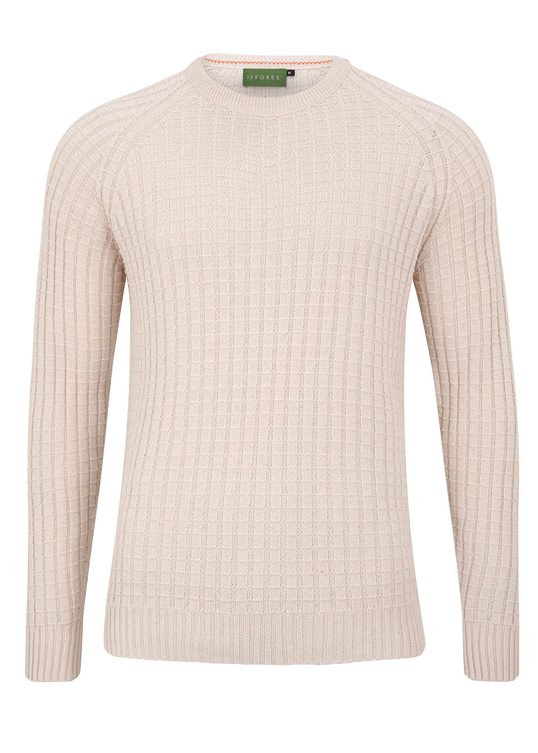 CX06 - Mens Modern Recycled Cotton Jumper -Ecru