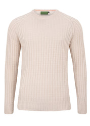 CX06 - Mens Modern Recycled Cotton Jumper -Ecru