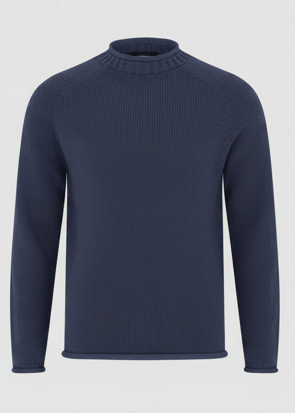 Blue Jumper - British Wool Sweater