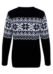 The Nordic Fairisle Women's Eco Christmas Jumper - Black