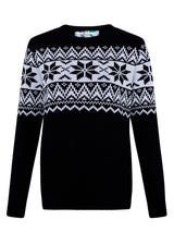 The Nordic Fairisle Women's Eco Christmas Jumper - Black
